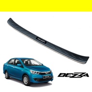 HC CARGO Perodua Bezza 3D Bumper Pad Rear Bumper Guard with Chrome Lining