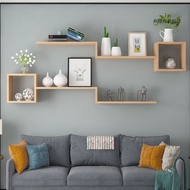 BW88/ Trembling Wall-Mounted Bookshelf Wall-Mounted Shelf Wall-Mounted Hanging Cabinet Wall-Mounted Living Room Decorati