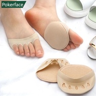 POKERFACE 2PCS Forefoot Pads Women High Heels Five Toes Half Insoles Foot Pain Care Absorbs Shock So