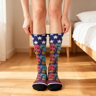 GD-67 Meme Crew Socks Donut Cream Drops Six Seven Funny Socks Baseball Mason 67 Casual Socks Gift fo