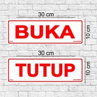 Open Close/Open Close/Open Closed Hanging Sign Board Acrylic/Acrylic Alternating BT-02 30 x 10 cm