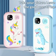Children's Camera Mobile Phone Can Photograph Big Head Sticker Video HD Camera Mini Smart Multi-Func