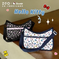 ZGO Sanrio HelloKitty Crossbody Bag For Woman Girls Underarm Shoulder Stylish Cute Korean Style Gift