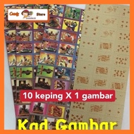 (10 keping) Childhood Playing Card(random design) Kad Tepok Kad Mainan Kad Gambar