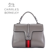 Charles Berkeley AUDREY Women's Handbag Vintage Top Handle Tote Bag Crossbody Sling Bag Top Grain Leather (PB-9703)