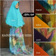 rainbow syari kids
