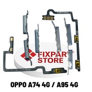 TOMBOL Flexible Power Volume On Off Button OPPO A74 4G / A95 4G Fullset
