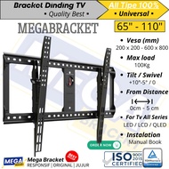 TV Briquette Bracket 100 98 90 85 80 75 65 Inch Import Quality Wall Mount Bracket