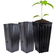 Seedling Box Tall Deep Tree Pot, Plant Flower Starting Pot Suitable For Outdoor Garden