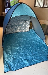 ❤️⛺️ 精美沙灘雙人速開營幕，輕身方便攜帶，開合容易，沙灘、露營佳選（#露營、tent, camping, Hiking, Disney, 迪士尼，自助餐，坐墊、野餐、地𥱊、充氣床墊、床褥、帳幕、帳
