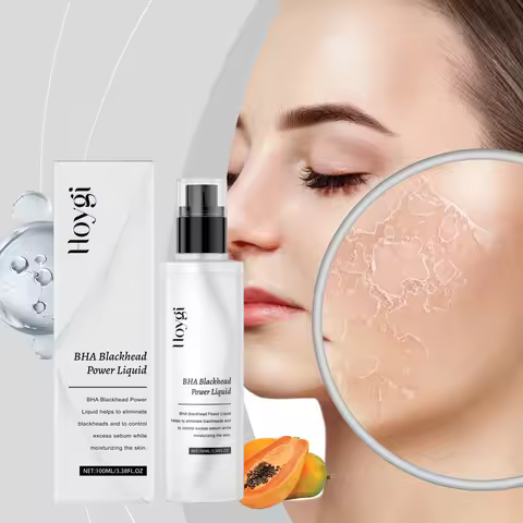Salicylic Acid Exfoliating Toner 100ml Pore Minimizer Blemish Control Liquid Papaya Extract Hydratin