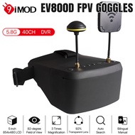 Dual Antenna Receiver Goggles 9IMOD LS-800D 5.8G 40CH FPV Goggles with 5-inch HD LCD Display