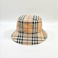 莉亞精品♡Burberry格紋漁夫帽 M #57 二手