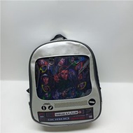 美國 NETFLIX X STRANGER THINGS 銀色皮革 電視機造型 迷你 背囊