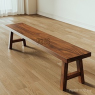 Solid Wood Leisure Long Strip Shoe Changing Chair Pine Strip Stool Dining Chair Industrial Products 