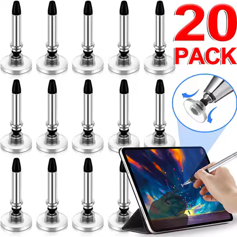 Replaceable Magnetic Stylus Pen Disc Tips Universal Round Shape Penpoint High Precision Pen Tip for 