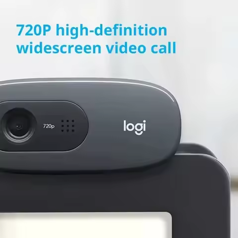 100% Original Logitech Webcam C270 C270i HD Webcam 720P Network Built-in Microphone USB2.0 Webcam Fo