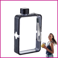 Portable Flat Water Bottle Flat Water Bottle Designed To Fit In Your Bag Leak/Drop Proof Flat Bottle