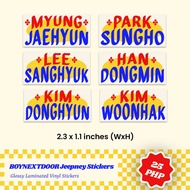 BOYNEXTDOOR Jeepney Stickers Fanmade Stickers