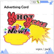 POP Advertising Card / Yellow Price Tag Promotion Sale New Arrival Hot Price Sign / Kad Tanda Harga