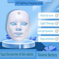 Colorful face mask Rechargeable touch photon rejuvenation LED mask for beauty