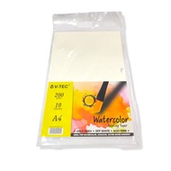 Water Color Painting Paper V-Tec Ukuran A4 WCP 20011 / Kertas Lukis Vtec 200 Gram isi 10 Sheet A4 Sk