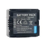 For Panasonic CGA-DU07 750mAh Li-ion Battery And Charger Compatible with NV-GS26 GS25 GS22 GS21 GS17