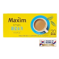 Maxim Mocha Gold Zero Sugar Coffee Mix (20 Sticks) | K-Coffee Zero Series