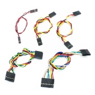 5PCs/10pcs/15pcs 2.54 dây Dupont-2P/3P/4P/6P/8P Đầu Kép ghế 20cm