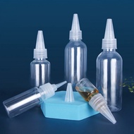 10 Convenient 5-100ml Transparent Empty Plastic Bottles -Fruttiven