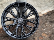 New Car Sport Rim Flow Forming 361 Mobilife Wheels 17x7.5J 10x100/114.3 ET38 Black - READY STOCK