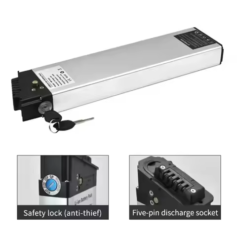 Aleaivy 36V Ebike Battery For ADO A20 A20F MATE City BIKE Fiido M1 Folding Electric Bike 36V 10Ah 12