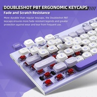 THUNDEROBOT K96 Wireless Mechanical Keyboard Low-Profile Productivity Keyboard 98 Keys With Roller M