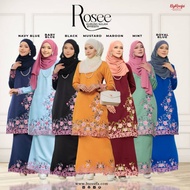 baju raya baju kurung moden baju sulam moden baju kurung sulam rosee