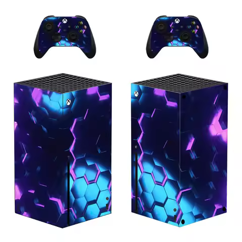 Custom Design Skin Sticker Decal Cover for Xbox Series X Console and 2 Controllers Xbox Series X Ski
