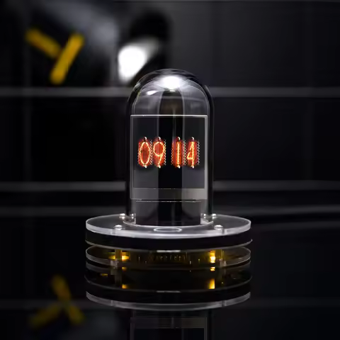 Nixie tube clock table clock electronic photo album weather clock smart weather station desktop orna