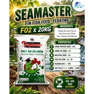 [20KG] Seamaster F02 Marine Floating Fish Feed [Size : 2.0MM-2.2MM]