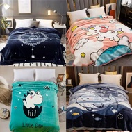 Mink Blanket 1.55kg Size 5 Feet 150*200cm Thick Soft Comfortable To Wear Good Use Durable