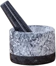 Mortar and Pestle Mortar And Pestle Set Marble Pestle And Mortar Bowl Solid Stone Grinder Great Gift for Cooks &amp; Foodies Includes for Guacamole Herb Spice Garlic Ginger Root for Spices, Seasonings mor