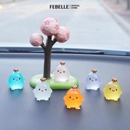 LIVESTAR 1Pc Luminous Stereo Crown Chicken Handmade DIY Night Light Decorative Ornaments Cream Gum M