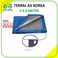 TERPAL Lembaran  A5 Ukuran 4X6 Meter Real Korea