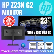 HP Z23N G2 MONITOR SCREEN 23" LED REFURBISHED COMPUTER PC REFURNISH MONITOR MURAH BUDGET SECOND HAND