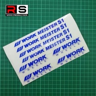 12Pcs Sticker rim work meister s1