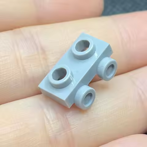 Plate 1x2 with 2 Special Holes On One Side Downwards Building Block Brick MOC Parts Toys For Bracket
