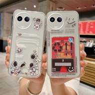 KONSMART Card Slot Phone Case For Realme 12 12X 12+ 12 Pro+ 5G 11 4G 5G 11 Pro 11 Pro+ 5G 2024 Carto