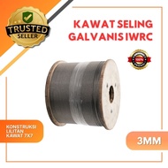 Wire SLING 3MM 7X7 GAL IWRC / Wire Rope 3 MM 7X7 GALV IWRC