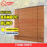 (7 feet Width) Bidai Buluh Outdoor Bamboo Blinds Outdoor Bidai Tingkap Tirai Bamboo