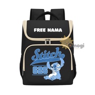 STITCH 626 Children's Backpack, Kindergarten,/, Elementary School, Free Name