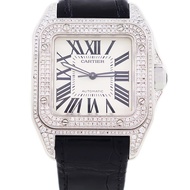 Cartier Cartier/Cartier Santos Series Large Size Back Diamond Automatic Mechanical Watch Men
