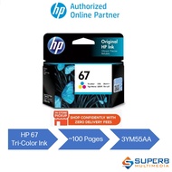 HP 67 Tri-color Original Ink Cartridge [3YM55AA]